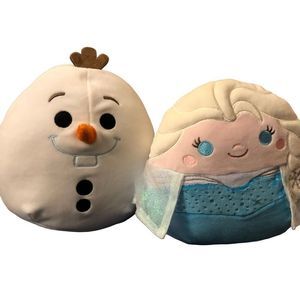 Squishmallows Frozen Bundle NWT 7 inches